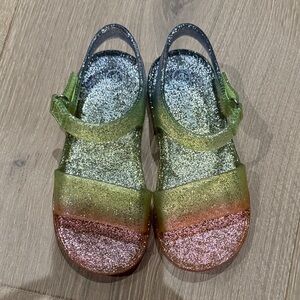 Glitter Ombre Jelly Sandal- Toddler Girls Size 9
